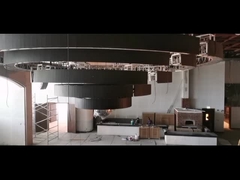 Profesional Aluminium paduan Lingkaran Pencahayaan Electric Lift Truss untuk klub